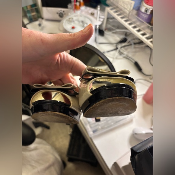 Anne Klein Shoes - Anne Klein Black Slingback Heels